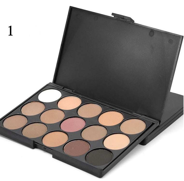 15 color eyeshadow earth color eye shadow