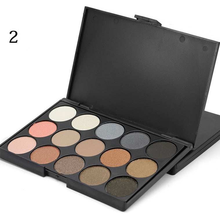 15 color eyeshadow earth color eye shadow